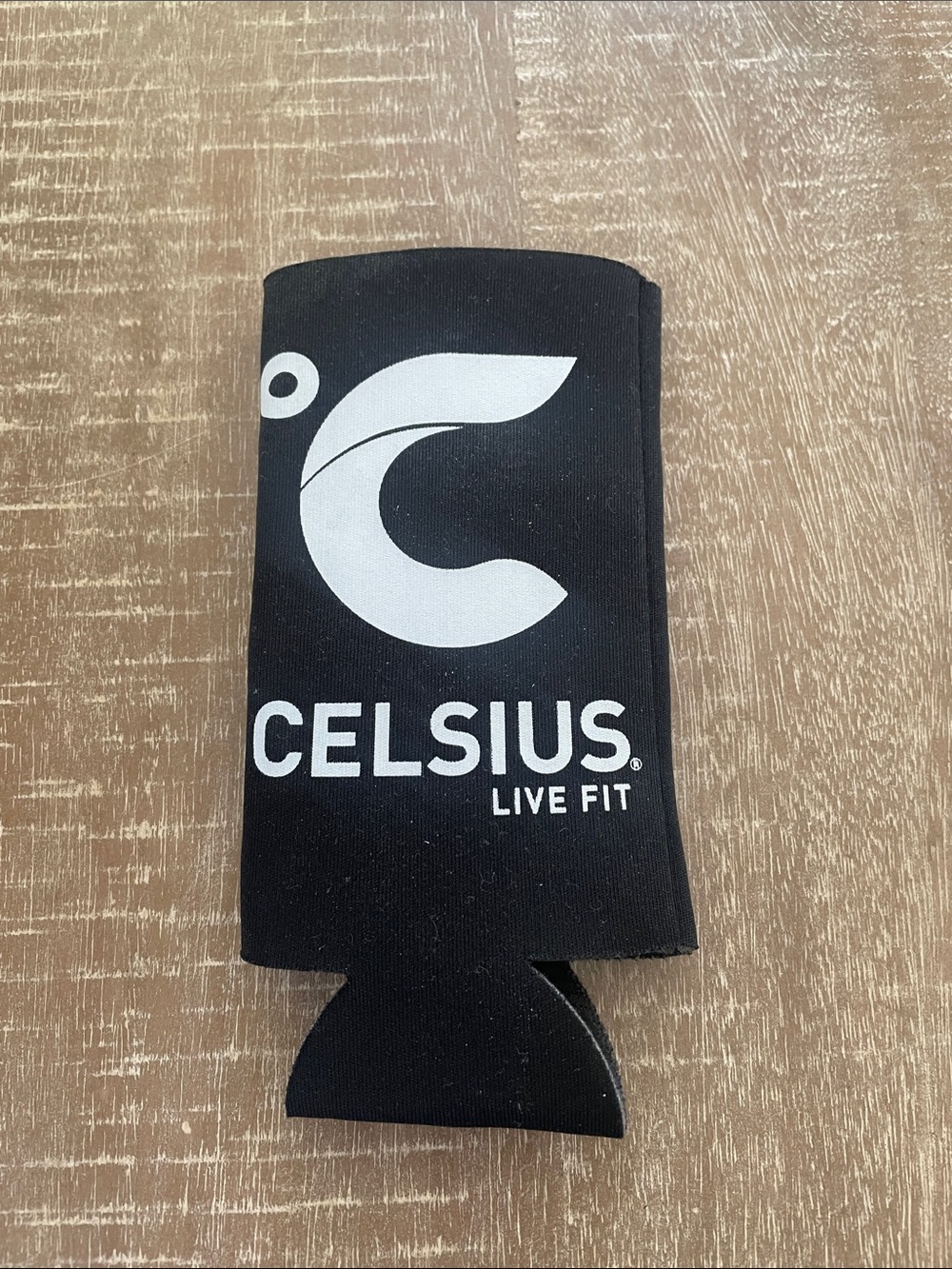 Celsius Live Fit Black Beverage Koozie